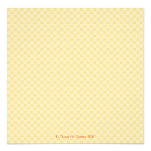 Turtle in Diaper Baby Shower Invitations in Yellow