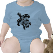 Turtle in Turtle 2-Sided Infant Creeper