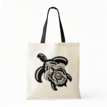 Turtle in Turtle Tote Bags