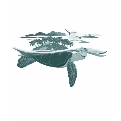Turtle Island T Shirts by alprod