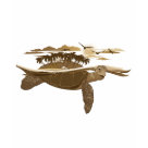 ladies_casual_tshirt - Despite the turtles common name, it is lightly-colored all around while its carapaces hues range from olive-brown to black in Eastern Pacific green turtles.: Sizes  Available colors: army