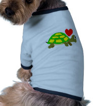 Turtle Love Dog Shirt