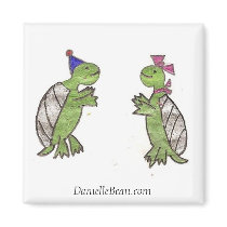 Turtle Love magnet
