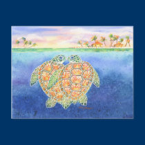 Turtle Love postcards