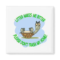 turtle fridge magnet