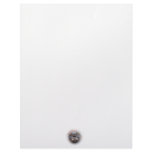 Turtle mouth open round frame Mad Musk turtle letterhead