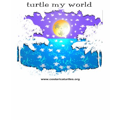 Turtle My World Tshirt by t_shirts2saveturtles