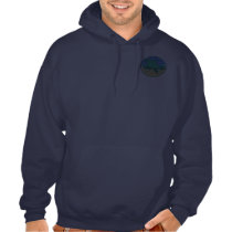 Turtle On Beach 2-Sided Dark Hoodies