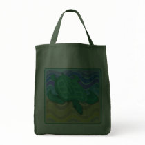 Turtle On Beach Dark Bags