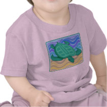 Turtle On Beach Infant T-Shirt