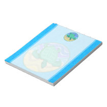 Turtle on Beach Small Notepad