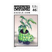 Turtle planter postage