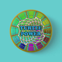 Turtle Power Button