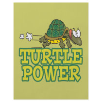 turtle power cute turtle cartoon full color flyer