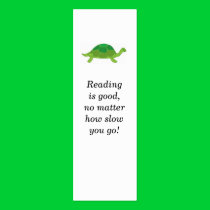 Turtle, Reading is good, no matter how slow you... business cards