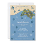 Turtle Reef Baby Shower Invitation (Mommy & Baby)