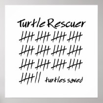 Turtle Rescuer Posters