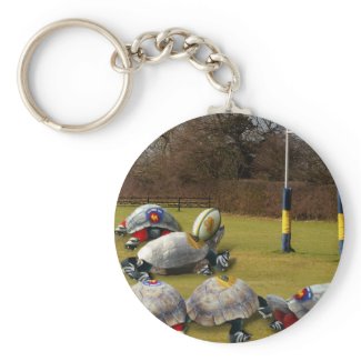 Turtle Rugby keychain