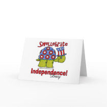 Turtle Shellebrate Independence Day! Card