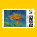 Turtle Stamp by lakeerieartists Turtle Stamp