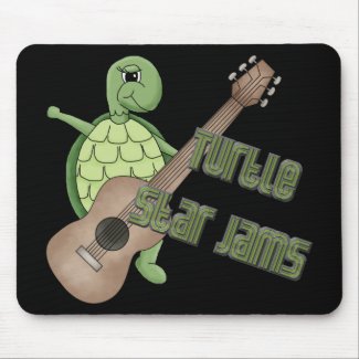 Turtle Star Jams mousepad