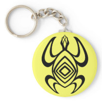 Turtle Symmetry Keychain