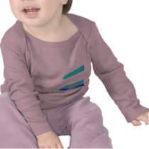 Turtle Symmetry Pattern 2-Sided Infant Longsleeve T-shirt