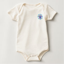 Turtle Symmetry Pattern 2-Sided Onesie Tshirts