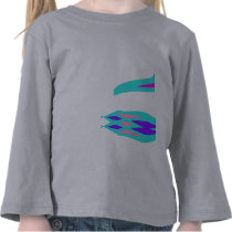 Turtle Symmetry Pattern 2-Sided Toddler Longsleeve