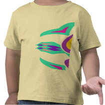Turtle Symmetry Pattern 2-Sided Toddler Shirts