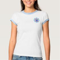 Turtle Symmetry Pattern 2-Sided Women's Shirts