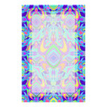 Turtle Symmetry Pattern Blank Stationery