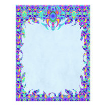 Turtle Symmetry Pattern Flame Letterhead
