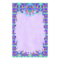 Turtle Symmetry Pattern Flame Stationery