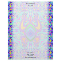 Turtle Symmetry Pattern Letterhead