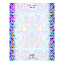 Turtle Symmetry Pattern Letterhead