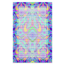 Turtle Symmetry Pattern Lined Stationery