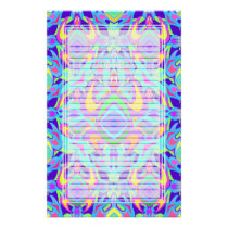 Turtle Symmetry Pattern Lined Stationery