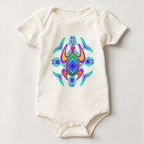 Turtle Symmetry Pattern Onesie Tee Shirts