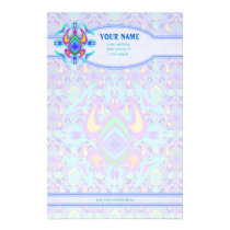 Turtle Symmetry Pattern Personalized Stationery