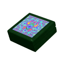 Turtle Symmetry Pattern Tile Gift Box