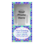 Turtle Symmetry Pattern Vertical Photo Card Tmplte