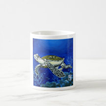Turtle Tracks Coffee Mugs