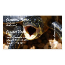 Turtle with Mouth Open Business Cards