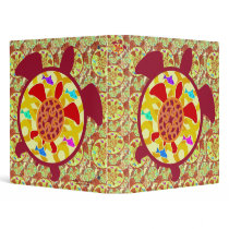 Turtle Within Turtle 1" Art Binder