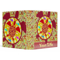 Turtle Within Turtle Customizable 1.5" Art Binder