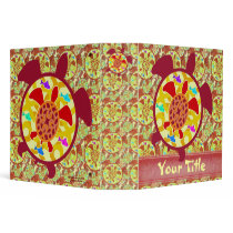 Turtle Within Turtle Customizable 2" Art Binder