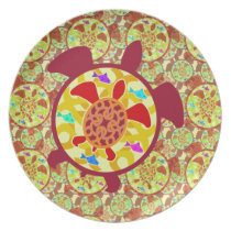 Turtle Within Turtle Plate