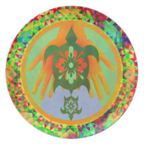 Turtle Within Turtle Plate