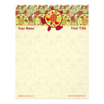 Turtle Within Turtle Top Border Letterhead